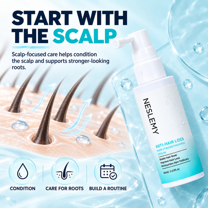 NESLEMY® 5% Minoxidil Hair Regrowth Treatment-Targeted scalp solution for thinning hair and gradual hair loss.