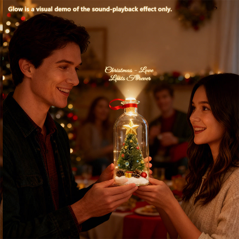 Forever Voice Recordable Christmas Tree Bottle — The Christmas Gift That Speaks From the Heart
