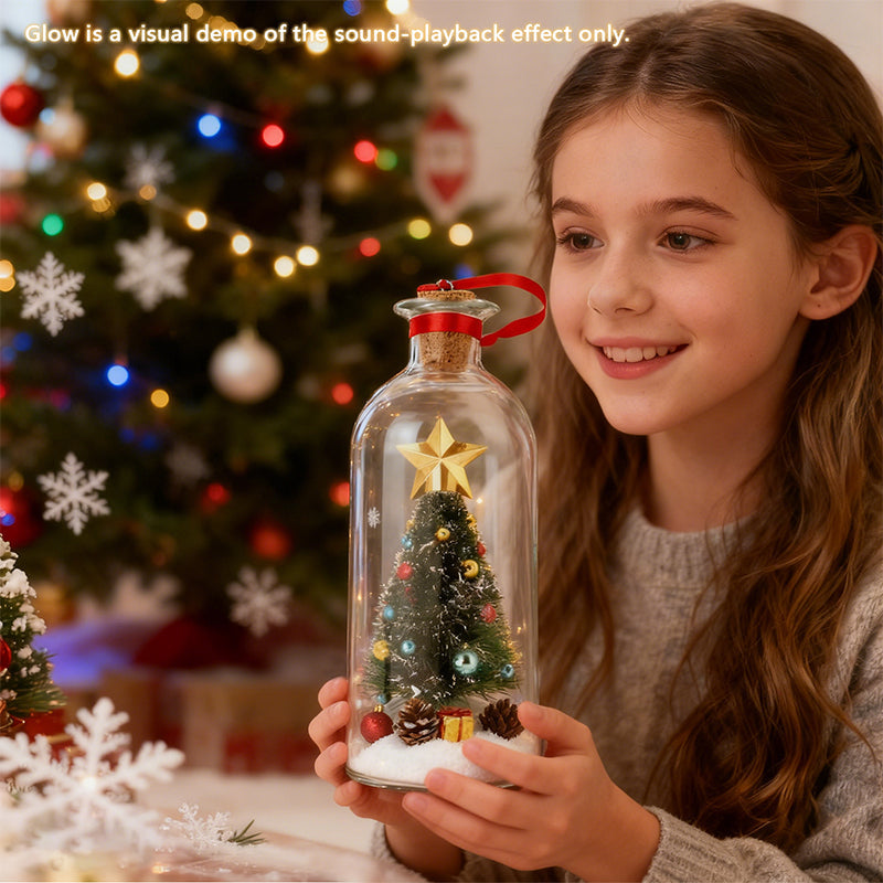 Forever Voice Recordable Christmas Tree Bottle — The Christmas Gift That Speaks From the Heart