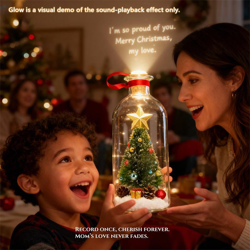 Forever Voice Recordable Christmas Tree Bottle — The Christmas Gift That Speaks From the Heart