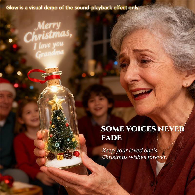 Forever Voice Recordable Christmas Tree Bottle — The Christmas Gift That Speaks From the Heart