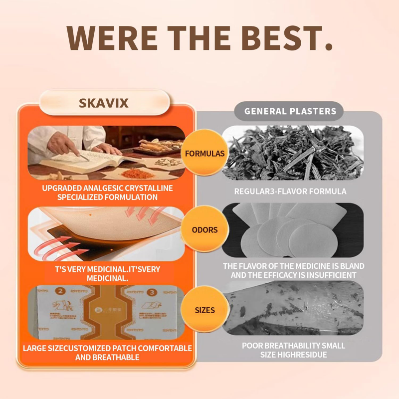 🔥SKAVIX™ Back Pain Patch Natural Pain Relief Patches for Knee Neck Shoulder and Joint Pain Muscle Soreness Arthritis Relief Warm Relief for the Holidays — Christmas Sale Starts Now!