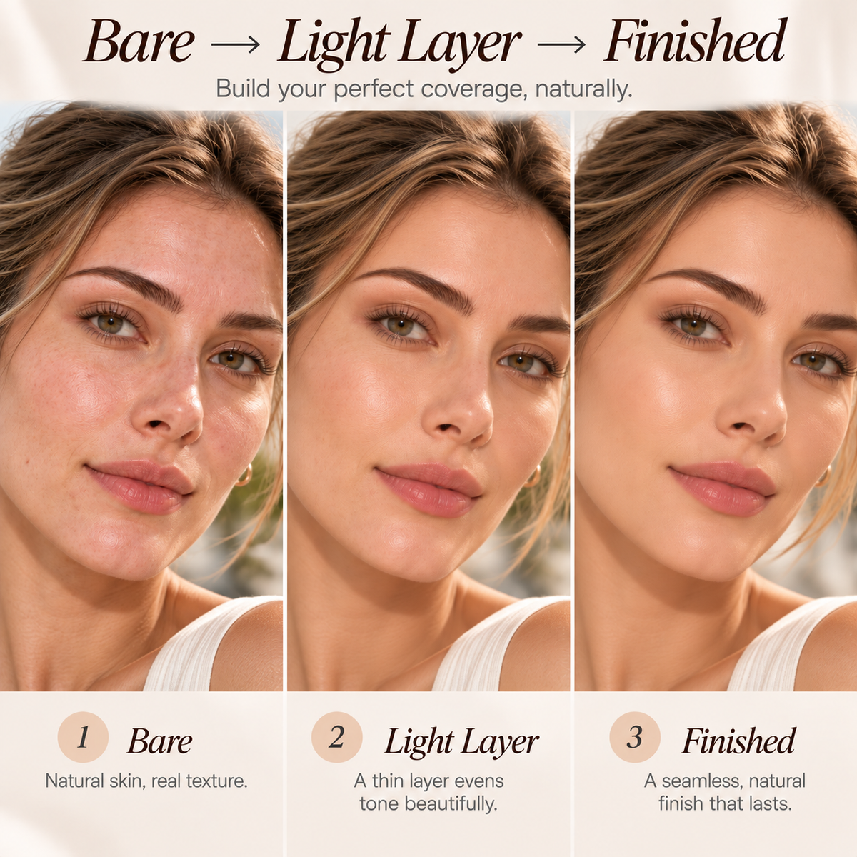 ✨ More Skin, Less Makeup – LOVILDS® CC Tinted Serum for Natural-Looking Coverage