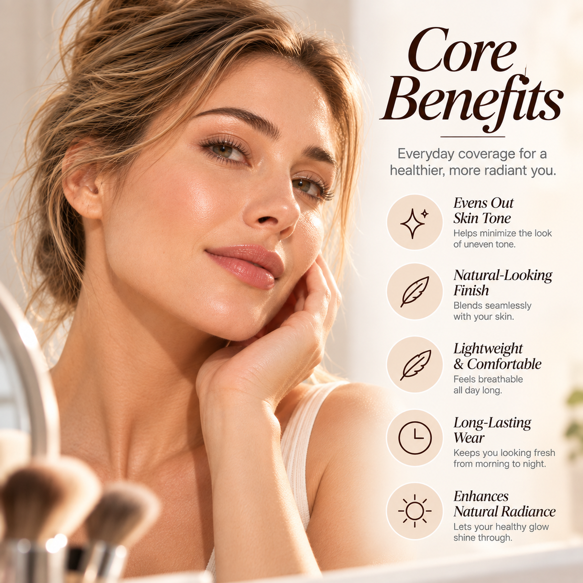 ✨ More Skin, Less Makeup – LOVILDS® CC Tinted Serum for Natural-Looking Coverage