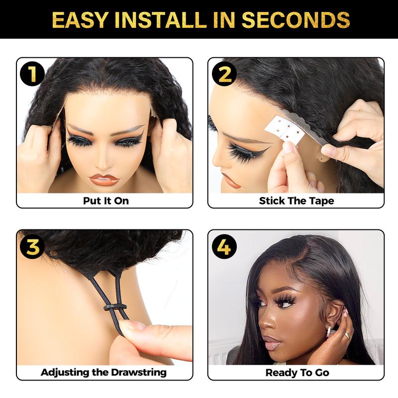 HAIR 220% Density Full Burmese Curly 13x6 Lace Frontal Glueless Wigs Water Wave Virgin Human Hair Wigs Pre Plucked Natural Hairline FallFreshness