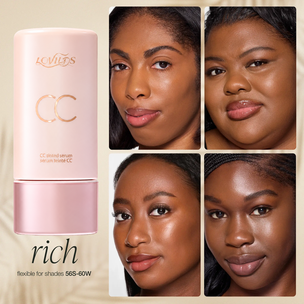 ✨ More Skin, Less Makeup – LOVILDS® CC Tinted Serum for Natural-Looking Coverage