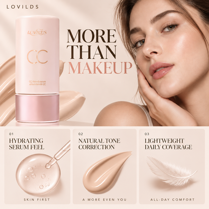 ✨ More Skin, Less Makeup – LOVILDS® CC Tinted Serum for Natural-Looking Coverage