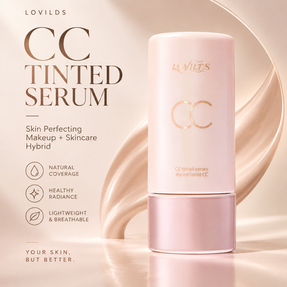 ✨ More Skin, Less Makeup – LOVILDS® CC Tinted Serum for Natural-Looking Coverage