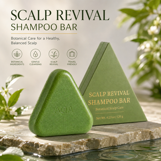 AQA® Scalp Renewal Hair Growth Bar – Deep Cleansing Shampoo for Thinning Hair & Healthier-Looking Hair