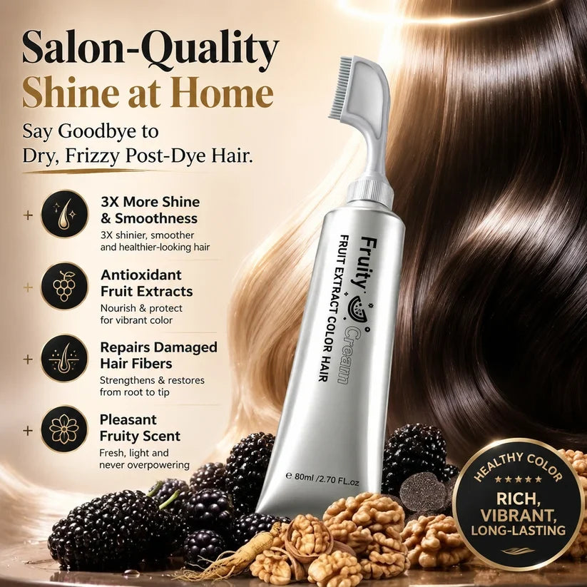 2-in-1 Black Hair Dye Comb — Easy At-Home Gray Coverage