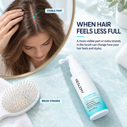 NESLEMY® 5% Minoxidil Hair Regrowth Treatment-Targeted scalp solution for thinning hair and gradual hair loss.